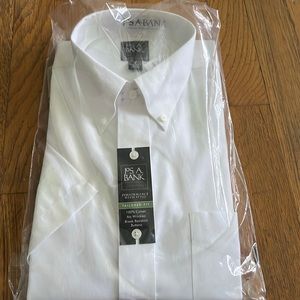 Jos A Bank Dress Shirt Size 17 Tailored Fit